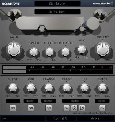 Sknote - Roundtone - Multitrack tape machine and Delay