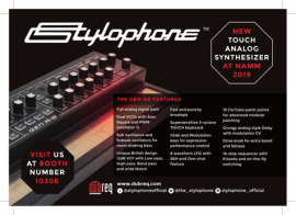 Stylophone Gen-R8 at NAMM 2019